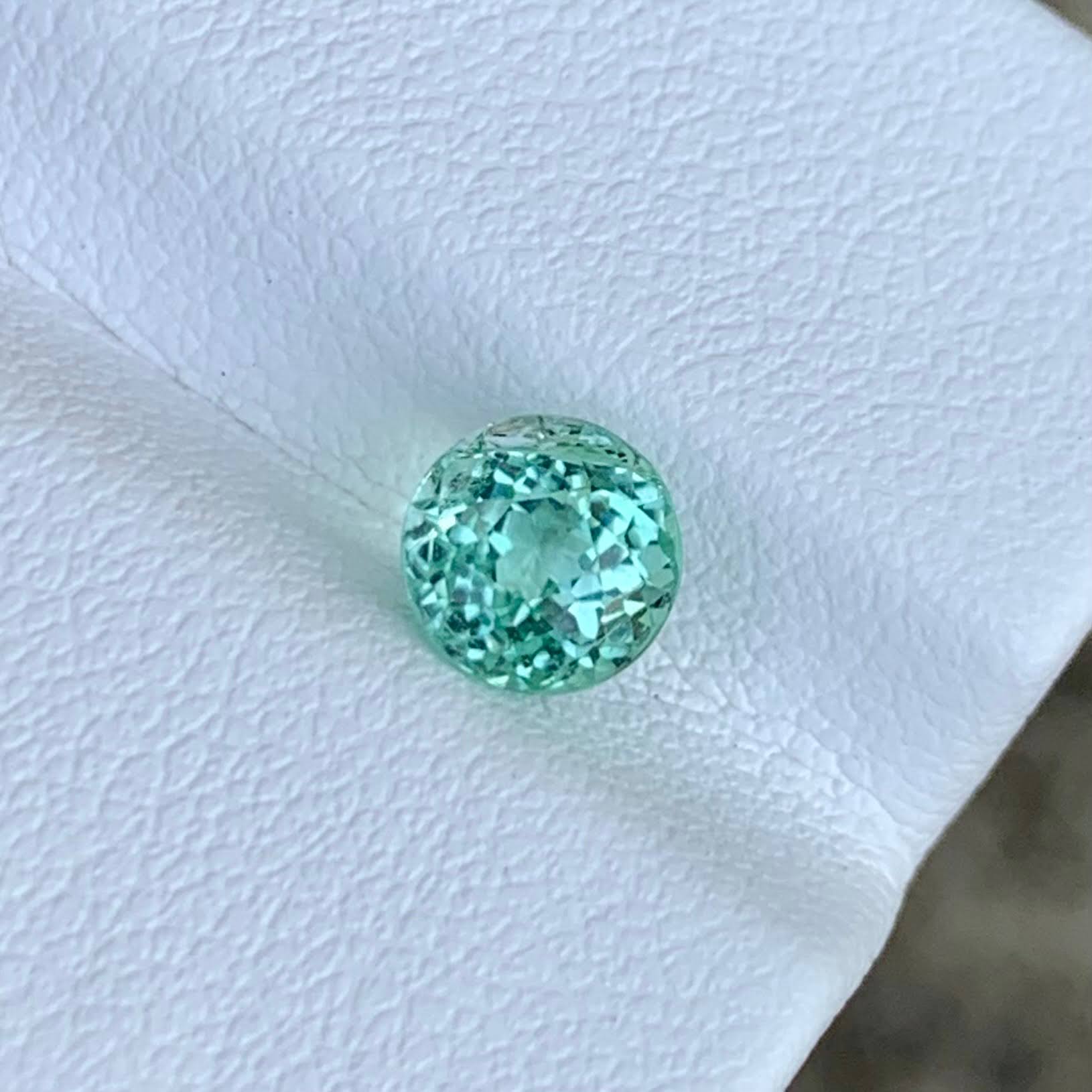 1.17Ct Round Paraiba Tourmaline