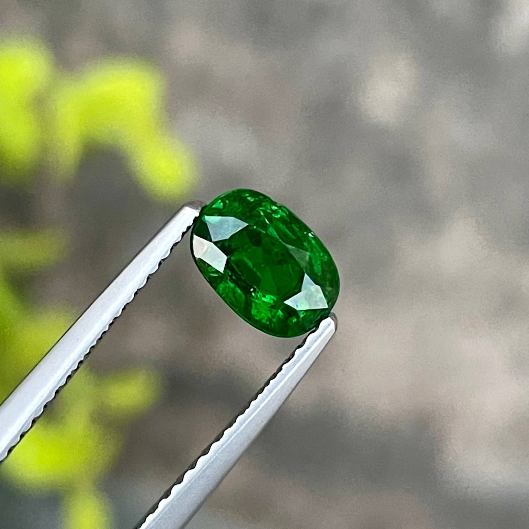 1.30 Carats Cushion Tsavorite Garnet