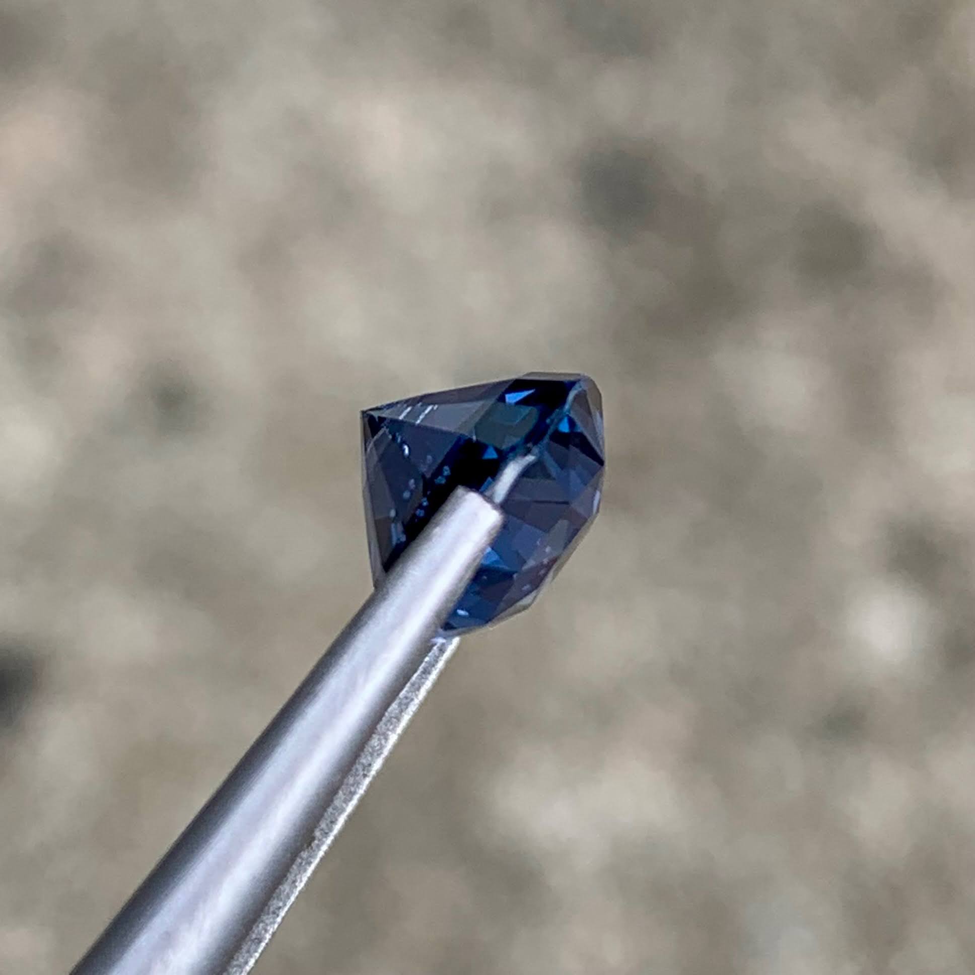 3.27Ct Certified Vivid Blue Cobalt Spinel