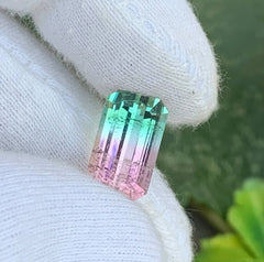 7.10 Carats Bi Color Tourmaline Stone