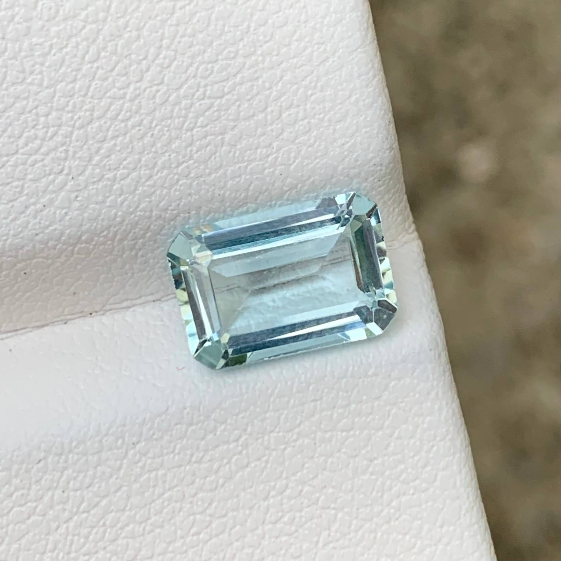 2.45ct Light Blue Aquamarine Emerald