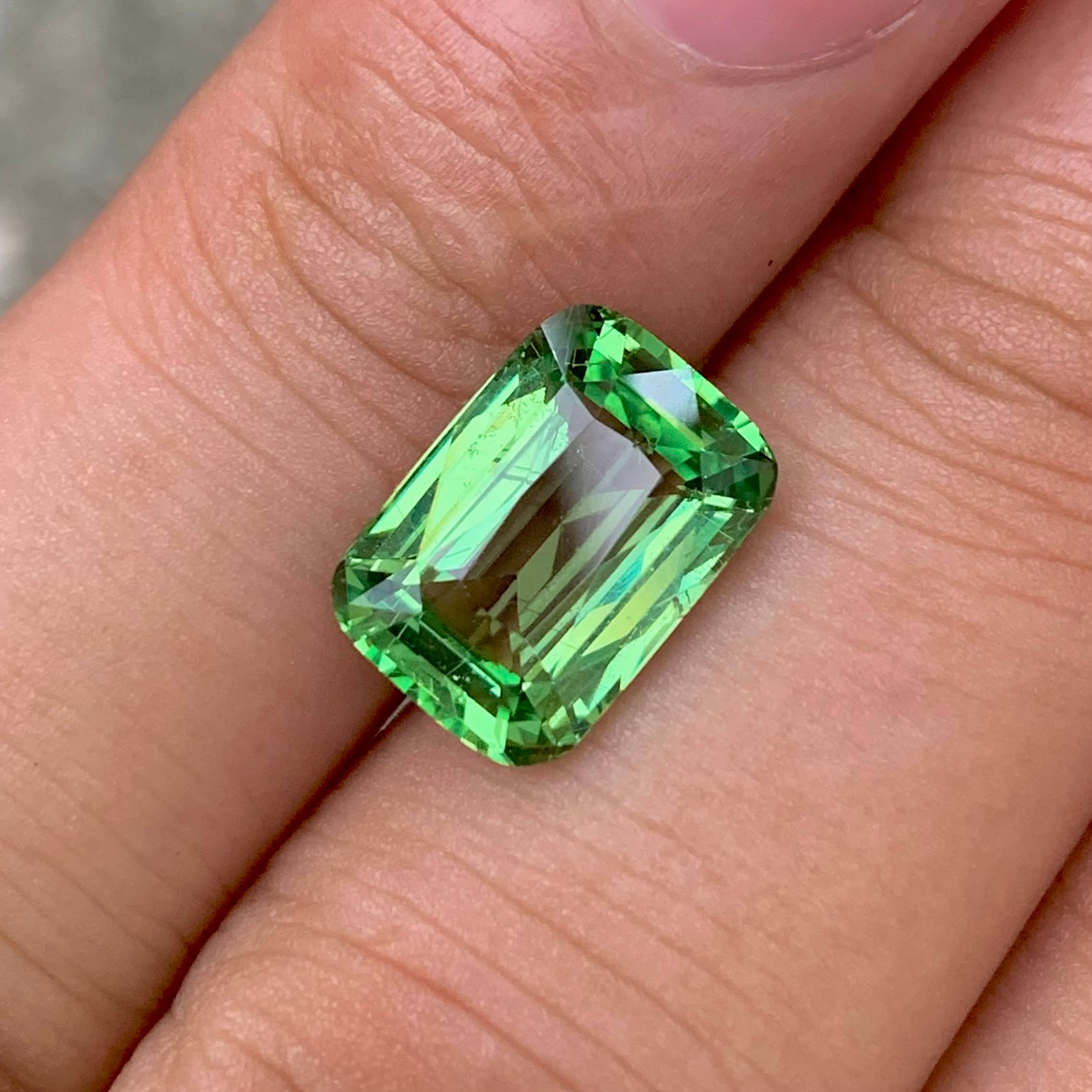 5.23Ct Leaf Green Tsavorite Garnet