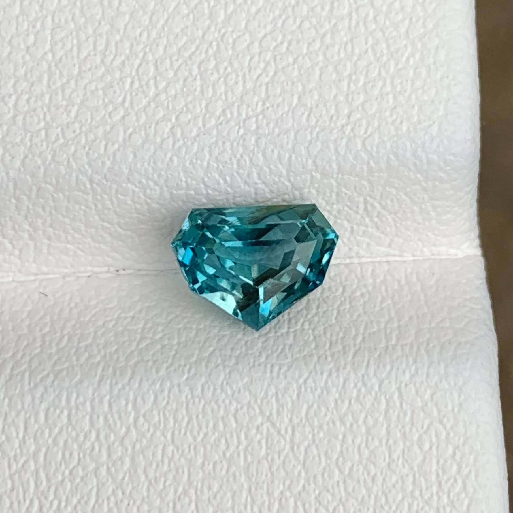 1.18ct Deep Blue Aquamarine Custom Cut