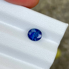 1.08 Carats Blue Sapphire Oval Stone