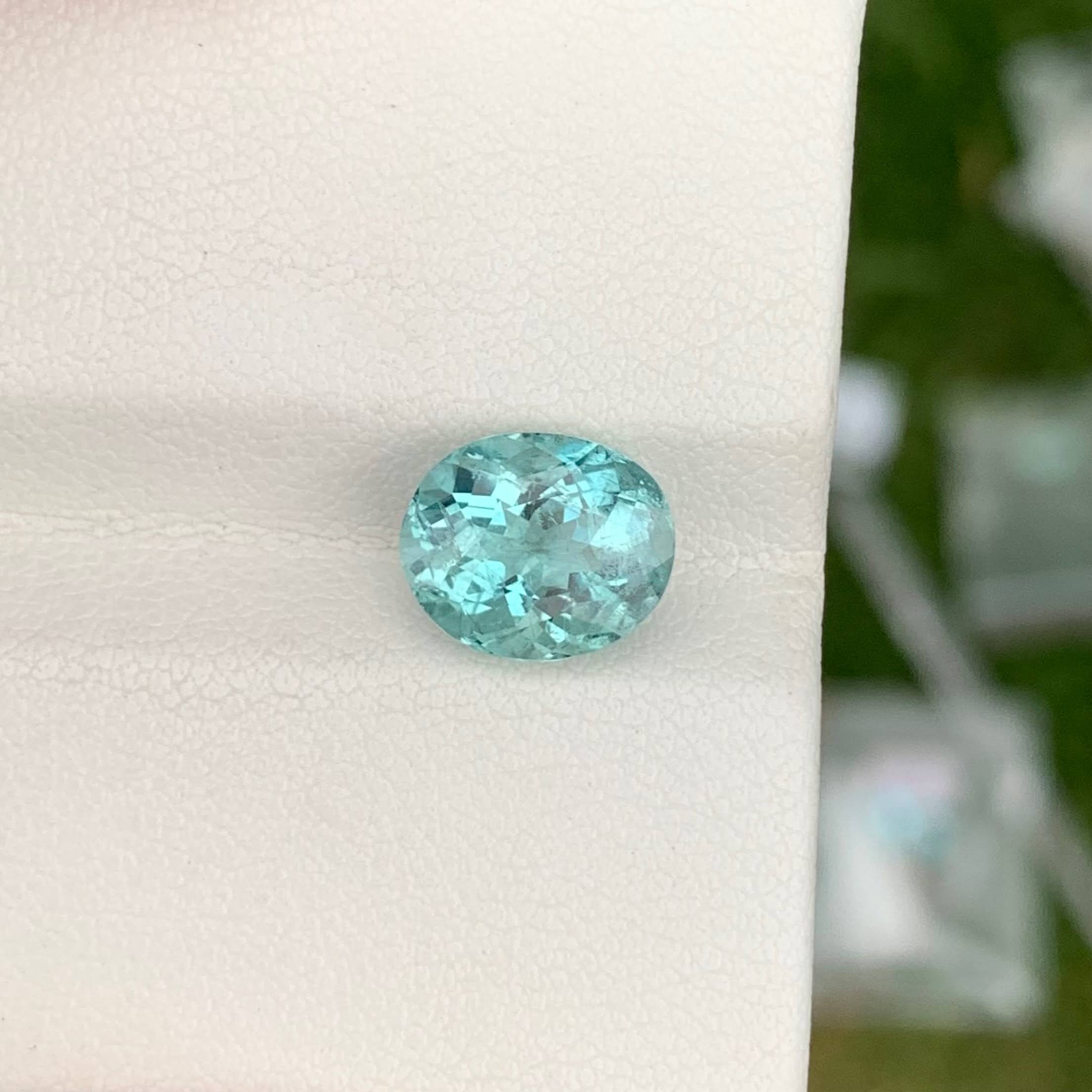 2.60 Carats Deep Blue Aquamarine Stone