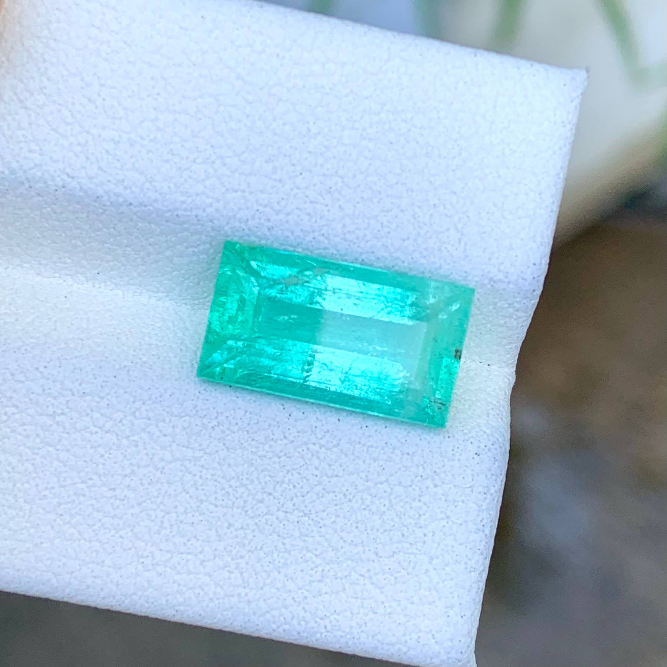 4.07ct Panjshir Emerald Baguette Cut