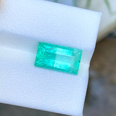 4.07ct Panjshir Emerald Baguette Cut