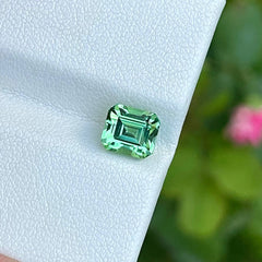 1.95 Carat Mint Green Tourmaline Stone