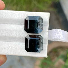 Bicolor Tourmaline Gemstone Pair From Afghanistan