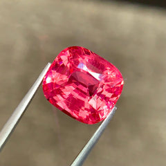 6.07 Ct Pink Mahenge Spinel Cushion Cut