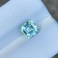 1.78ct Seafoam Tourmaline Asscher Cut 