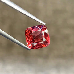 1.89Ct Burmese Orange Spinel Cushion Cut