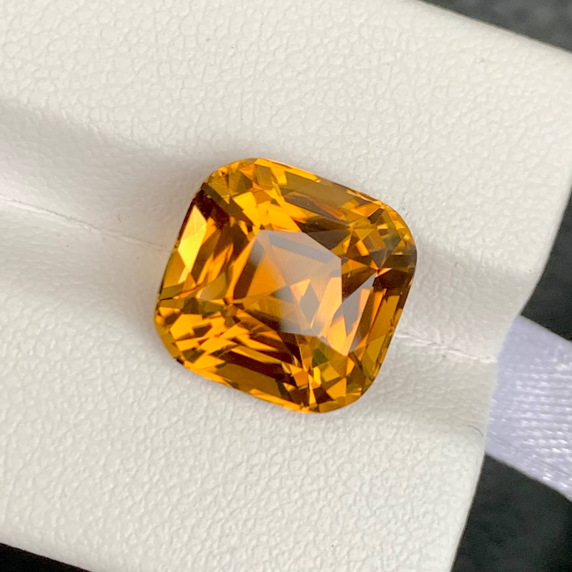8-26-carats-neon-yellow-canary-tourmaline-cushion-modified-brilliant-cut-africa