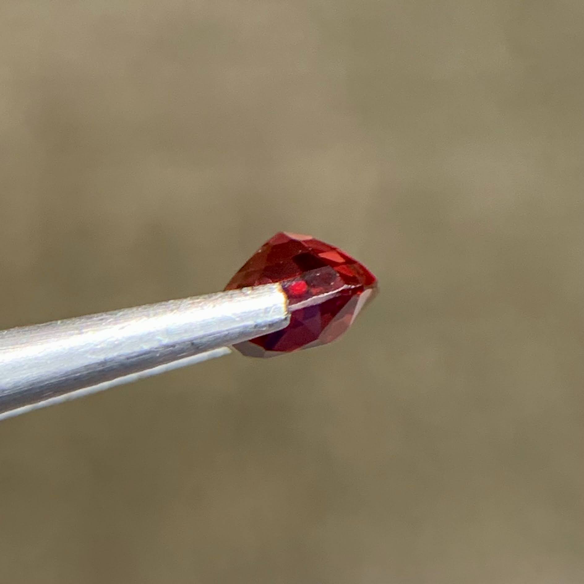  1.15Ct Orange Red Spinel