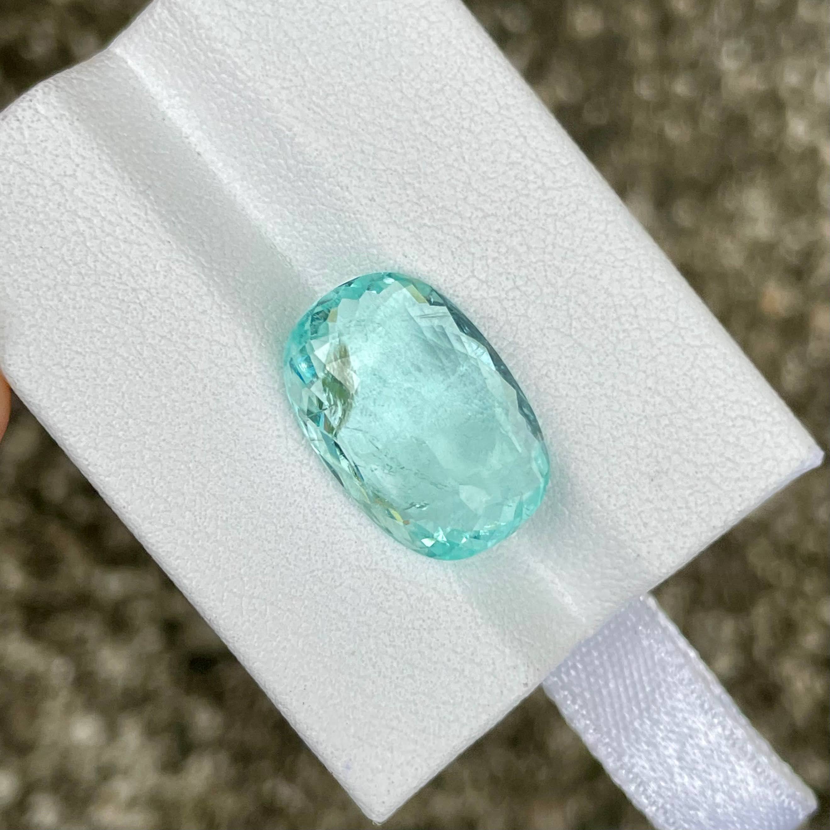 8.64 Carat Certified Paraiba Tourmaline