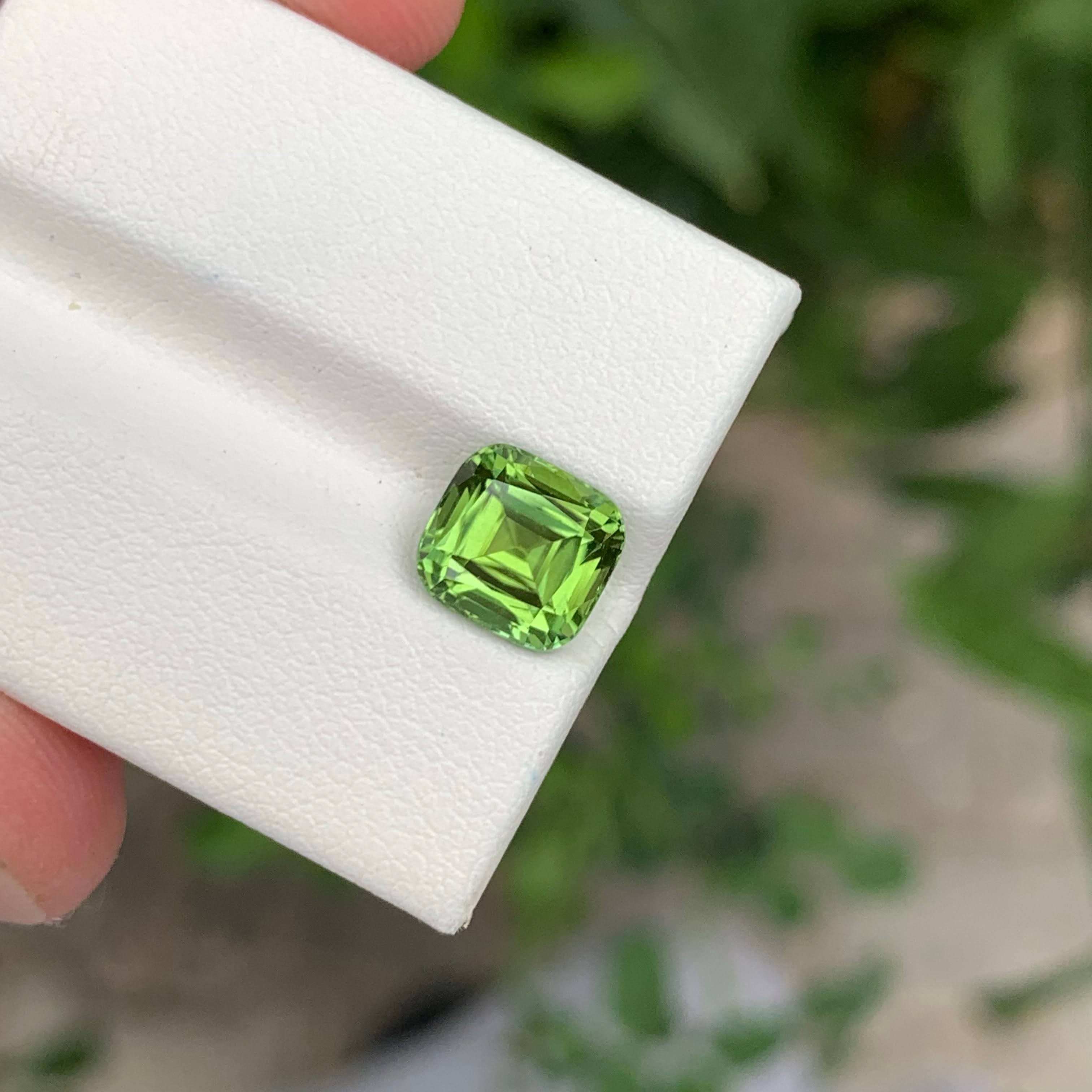 1.95 Carat Mint Green Tourmaline Stone