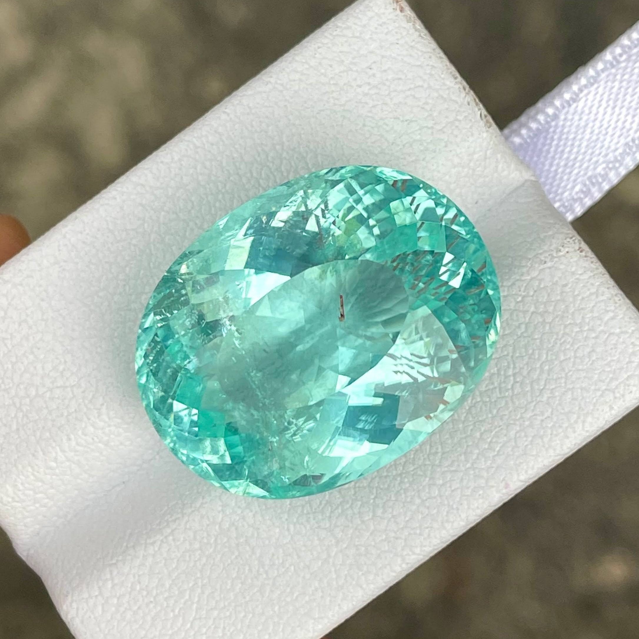 35.25 Carats Paraiba Tourmaline Stone