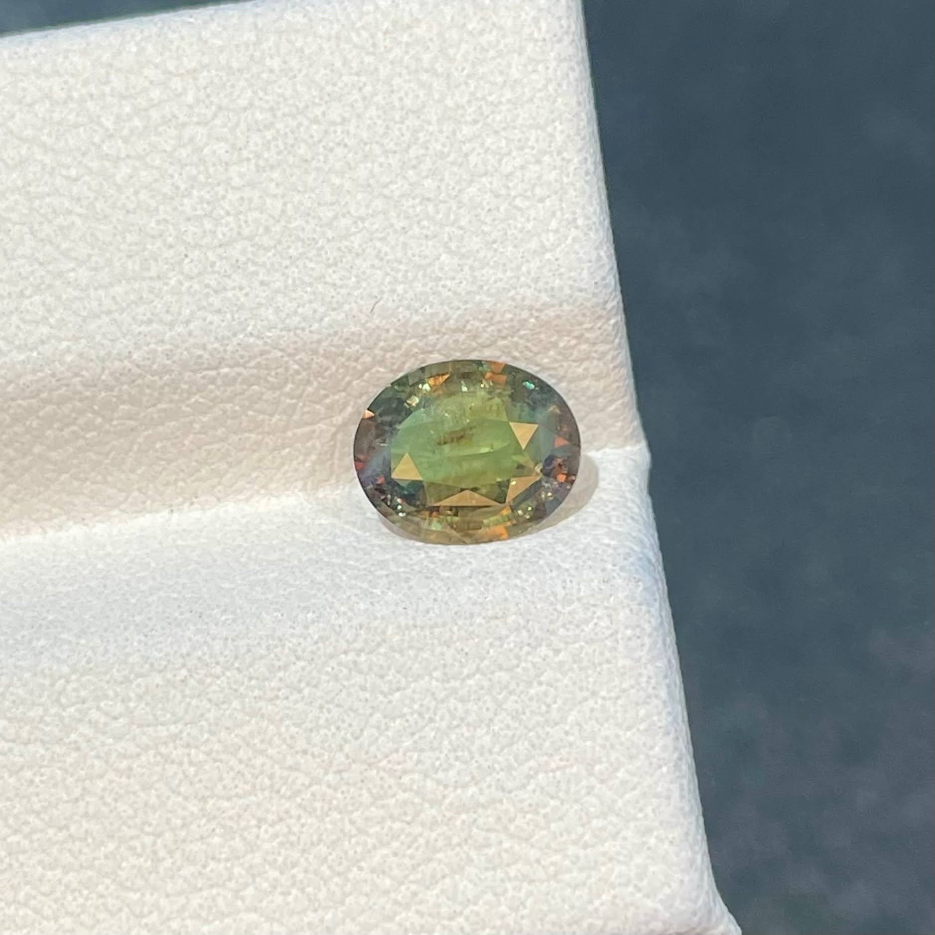 1.13 Carats Certified Alexandrite Stone