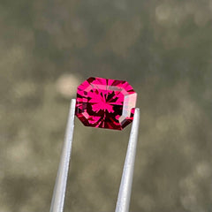 1.96 Carat Hot Pink Garnet Stone