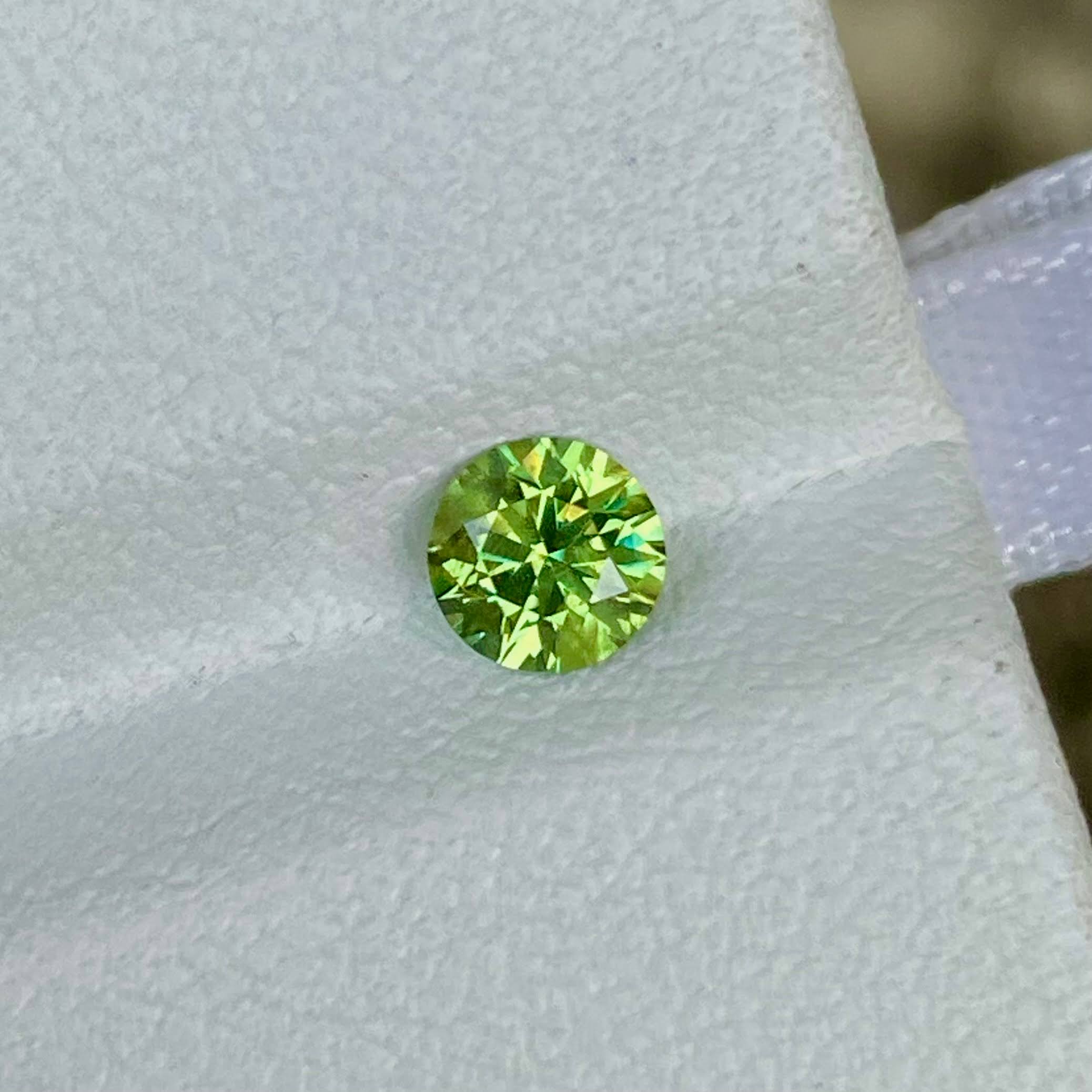 0.60 Carats Demantoid Garnet