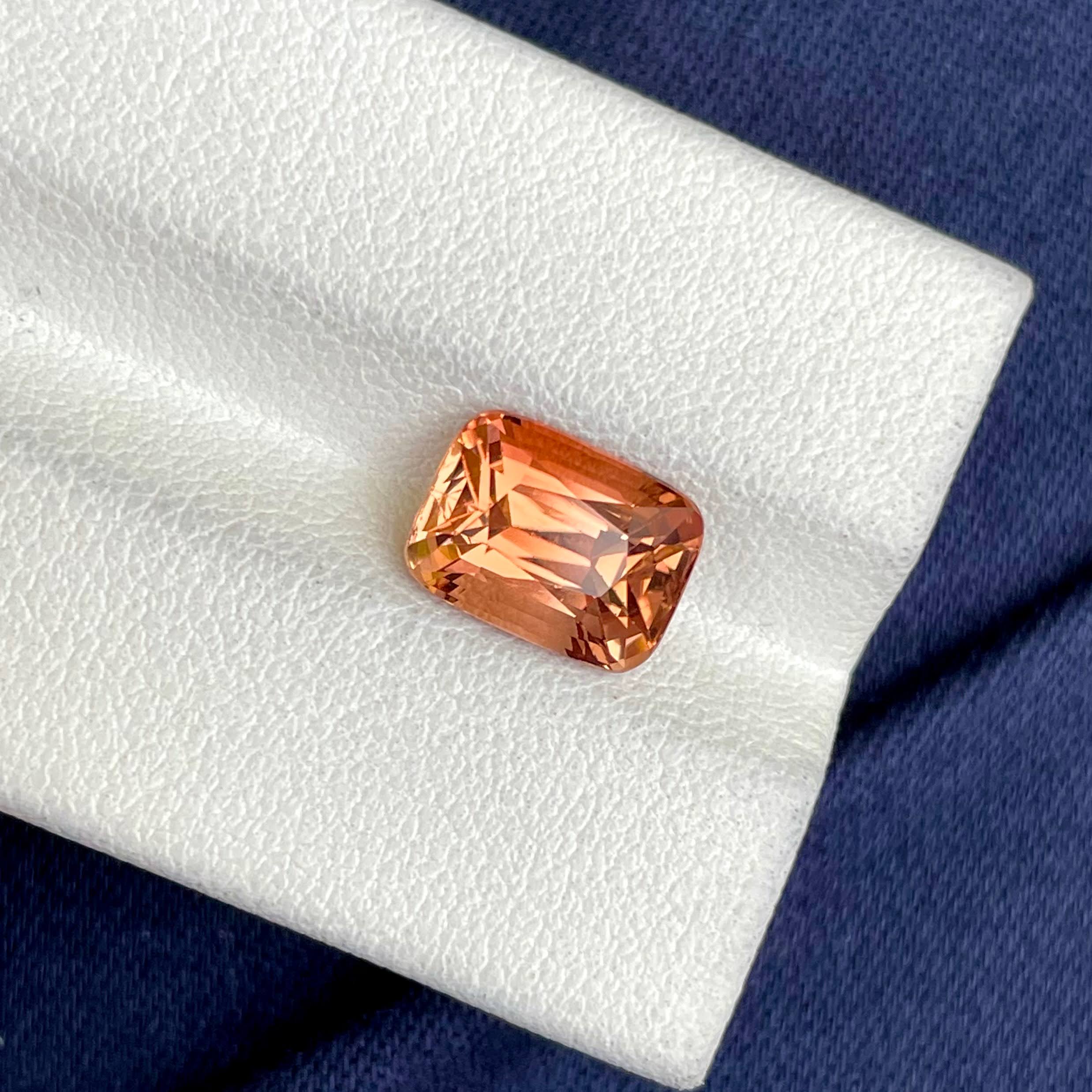 3.15 Carat Sunset Color Tourmaline Gem