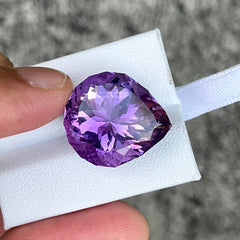 25 Carat Amethyst Stone Pear Cut