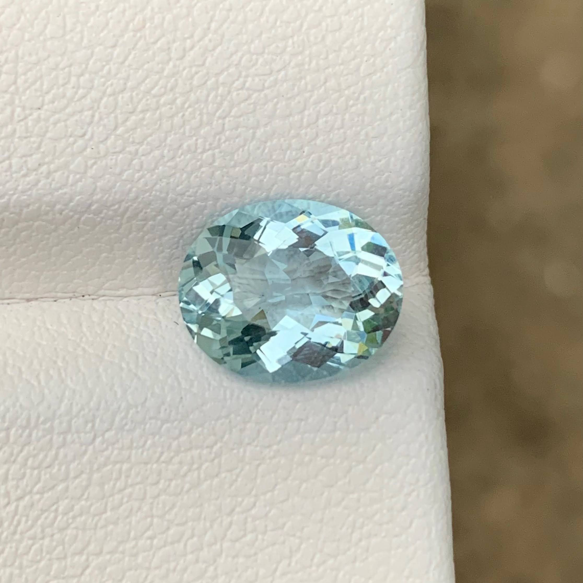 2.48ct Sky Blue Aquamarine Oval Cut 