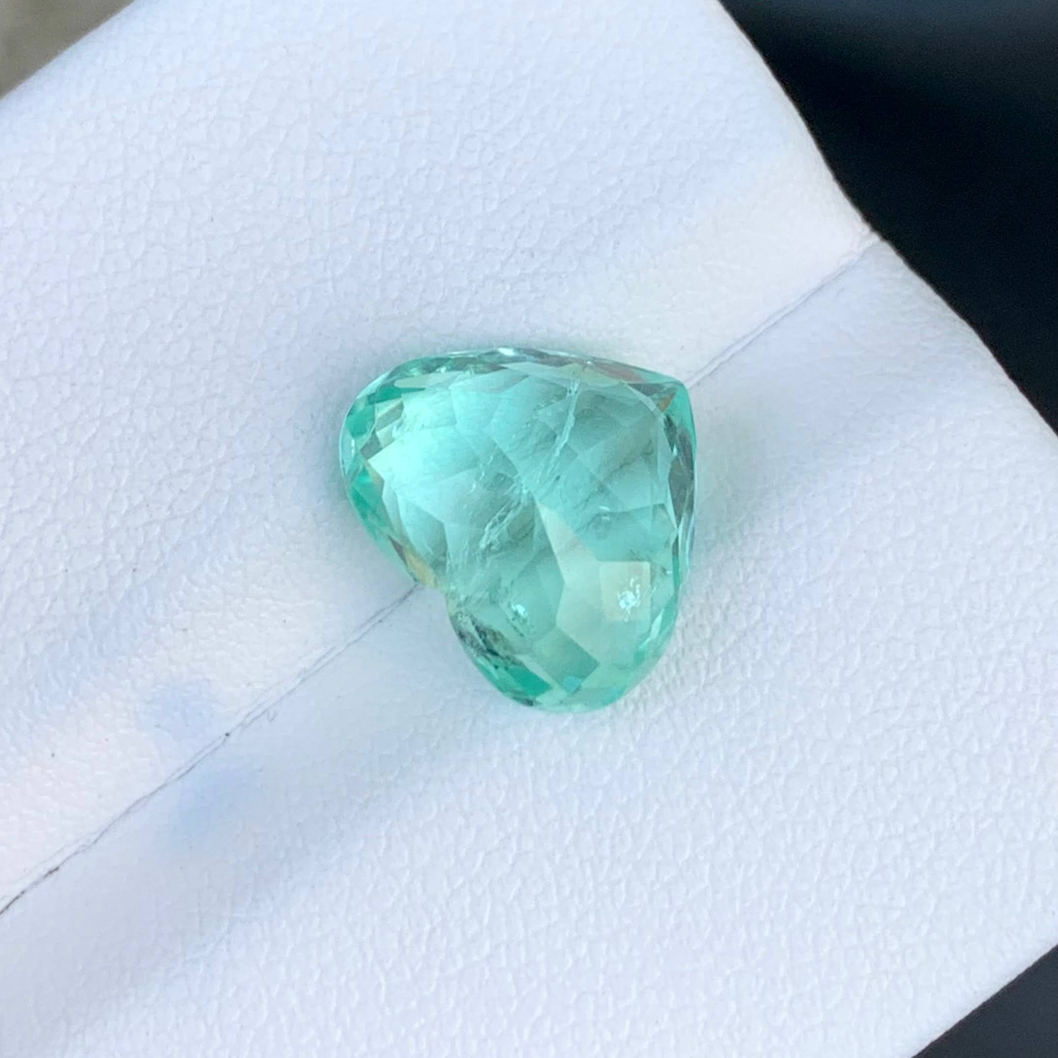 4.97ct AIGS Paraiba Tourmaline Heart