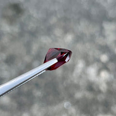 4.59 Carat Pinkish Red Garnet Stone