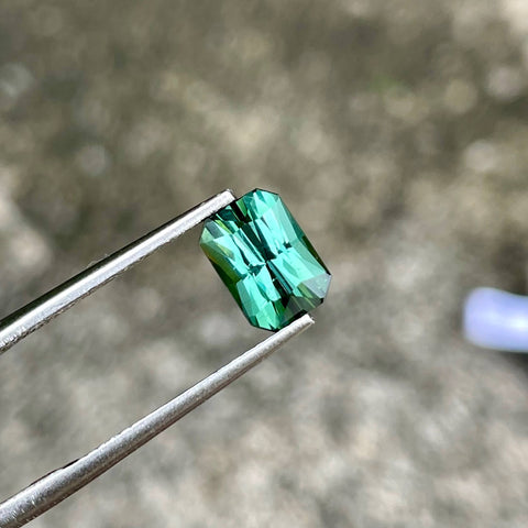 1.85 Carats Greenish Blue Tourmaline