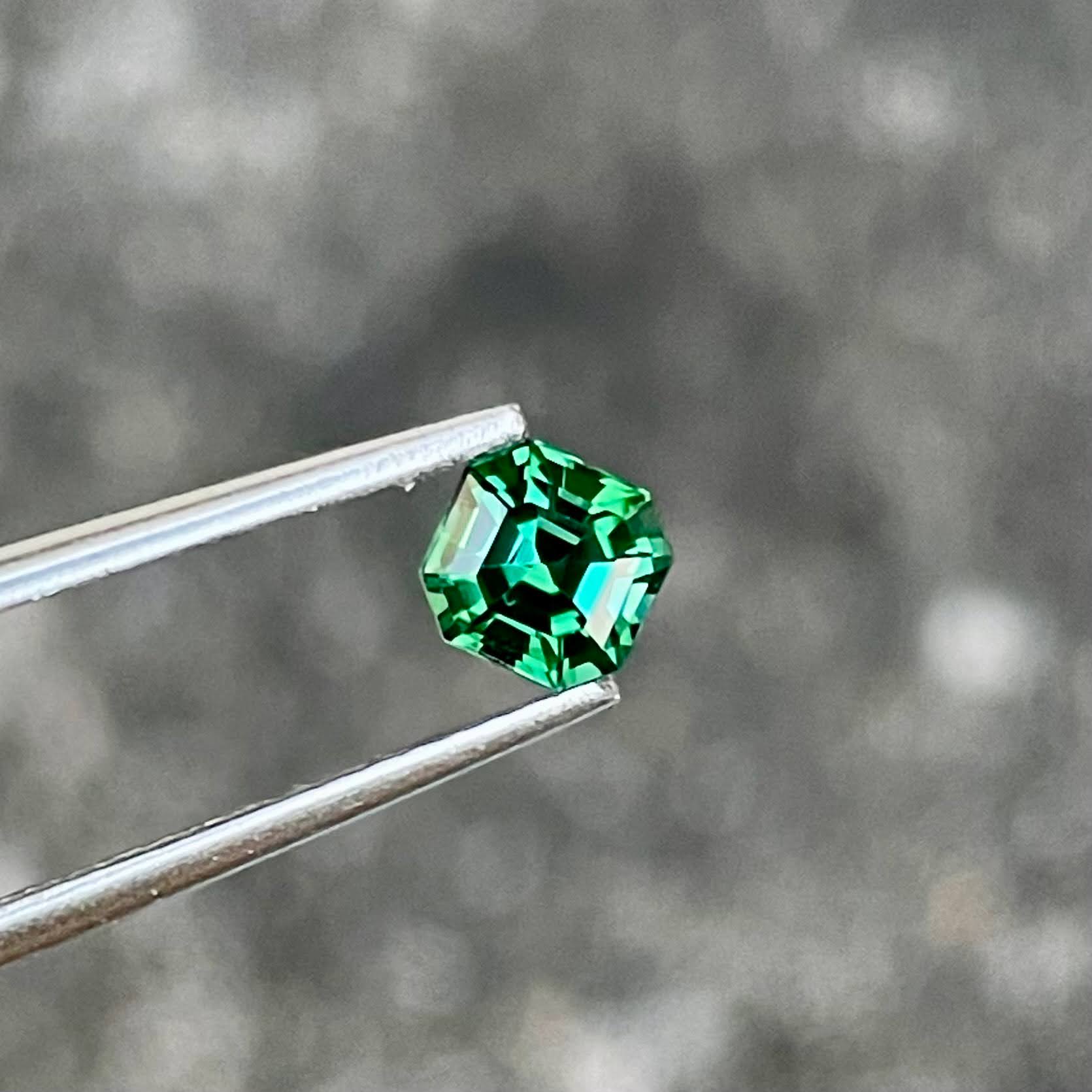 0.58 Carats Greenish Blue Tourmaline