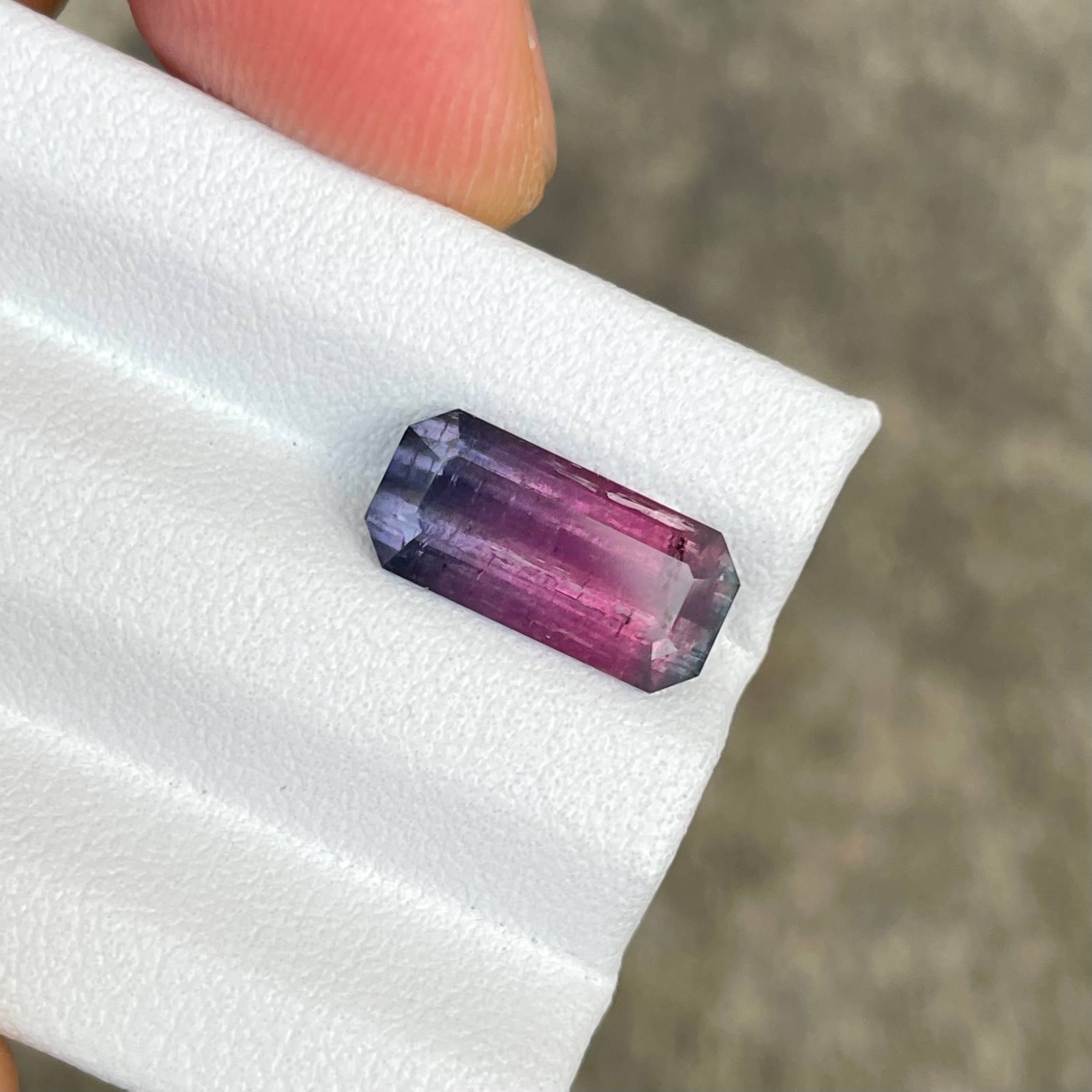 3.38 Carat Bi Color Tourmaline Stone