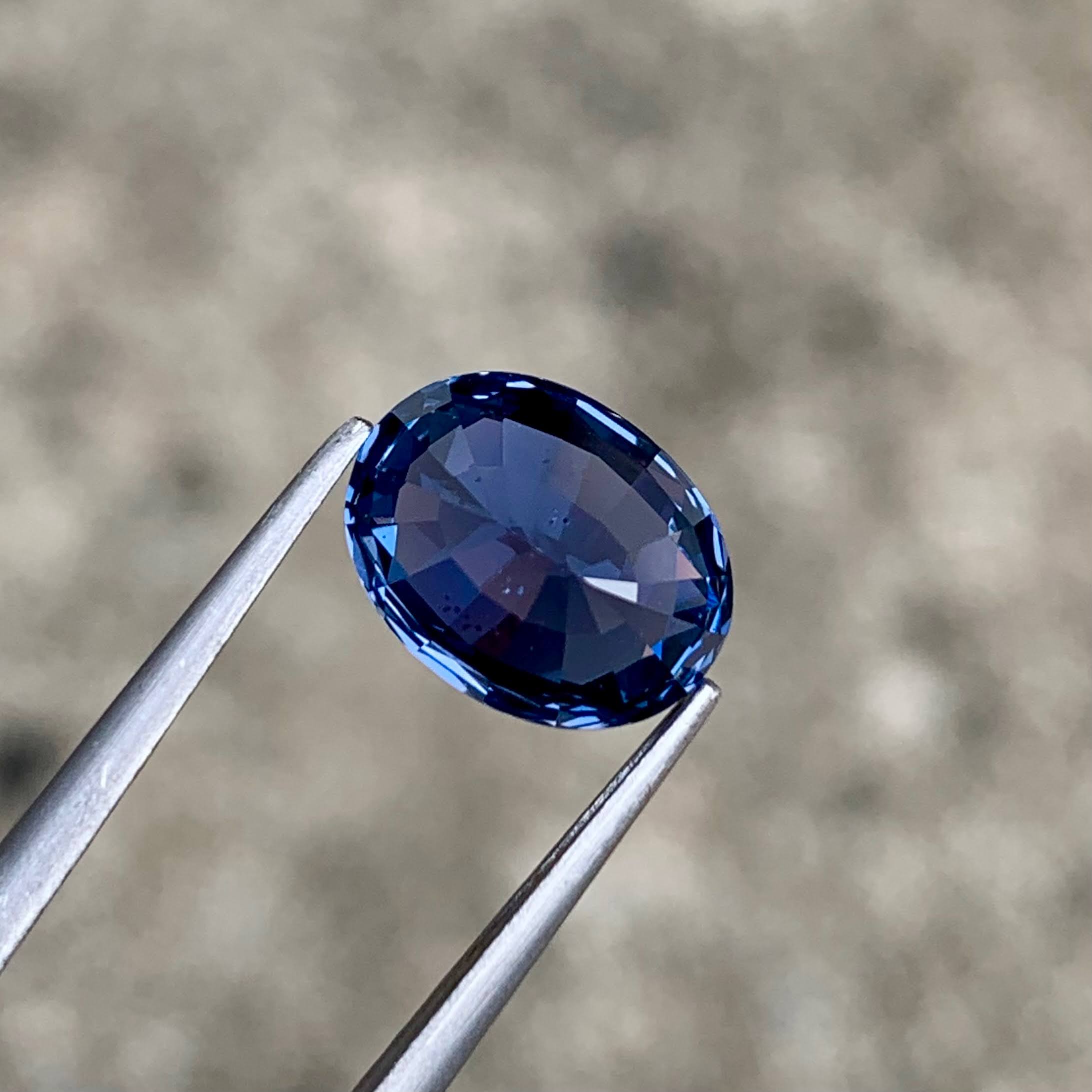 3.27Ct Certified Vivid Blue Cobalt Spinel