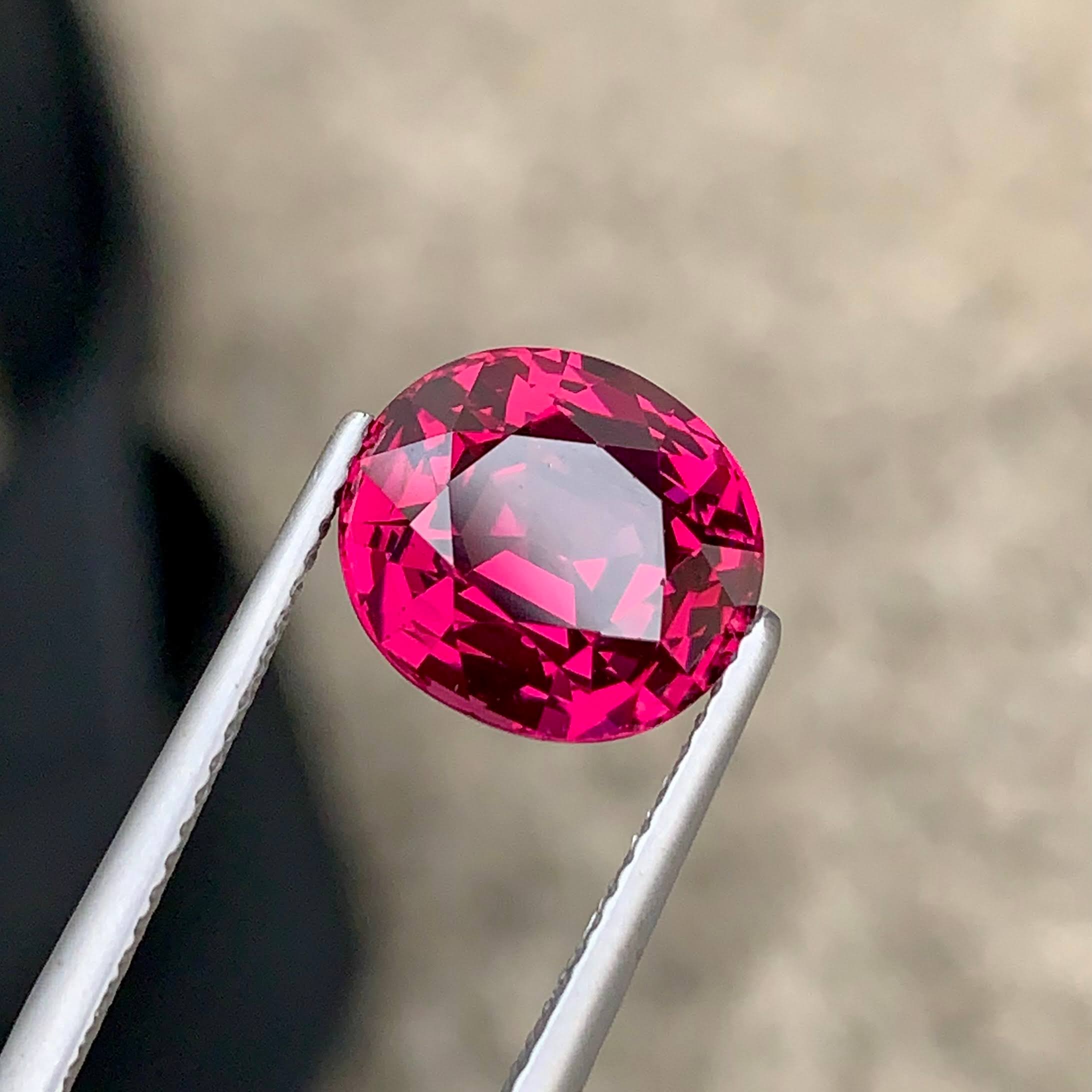 5.94Ct Rose Pink Garnet