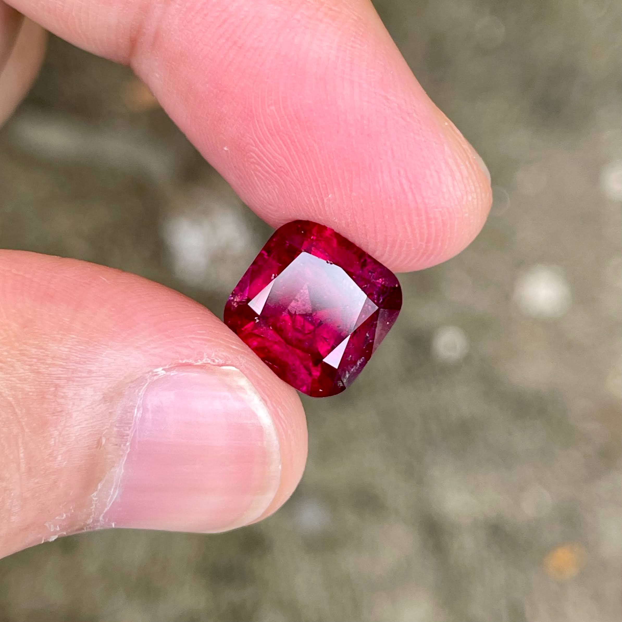 5.15 Carats Rubelite Tourmaline Stone