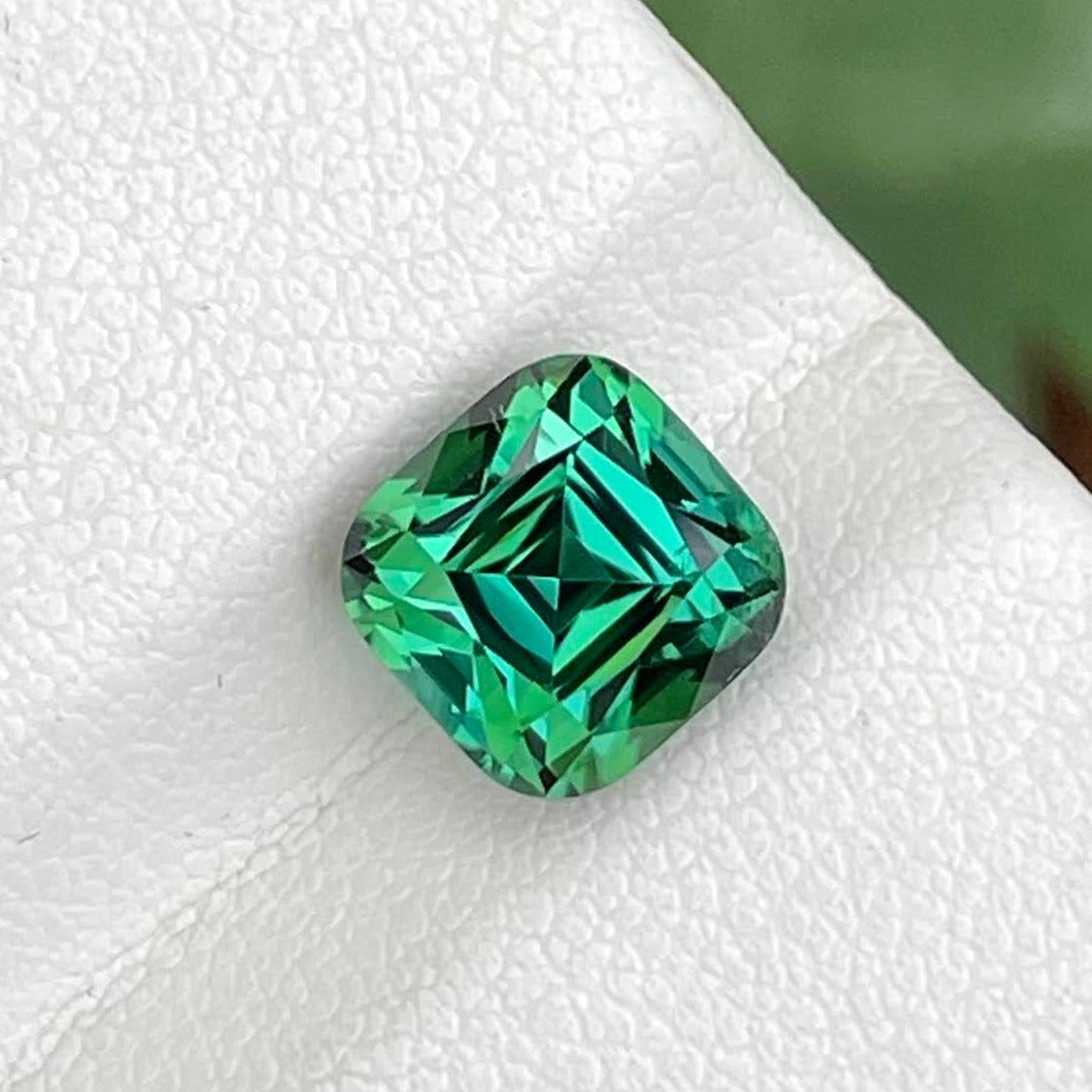 3.25 Carats Greenish Blue Tourmaline