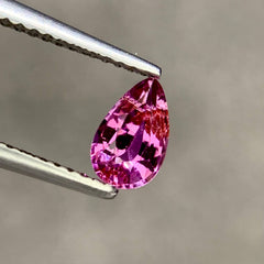 0.87 Ct Hot Pink Sapphire Pear Cut