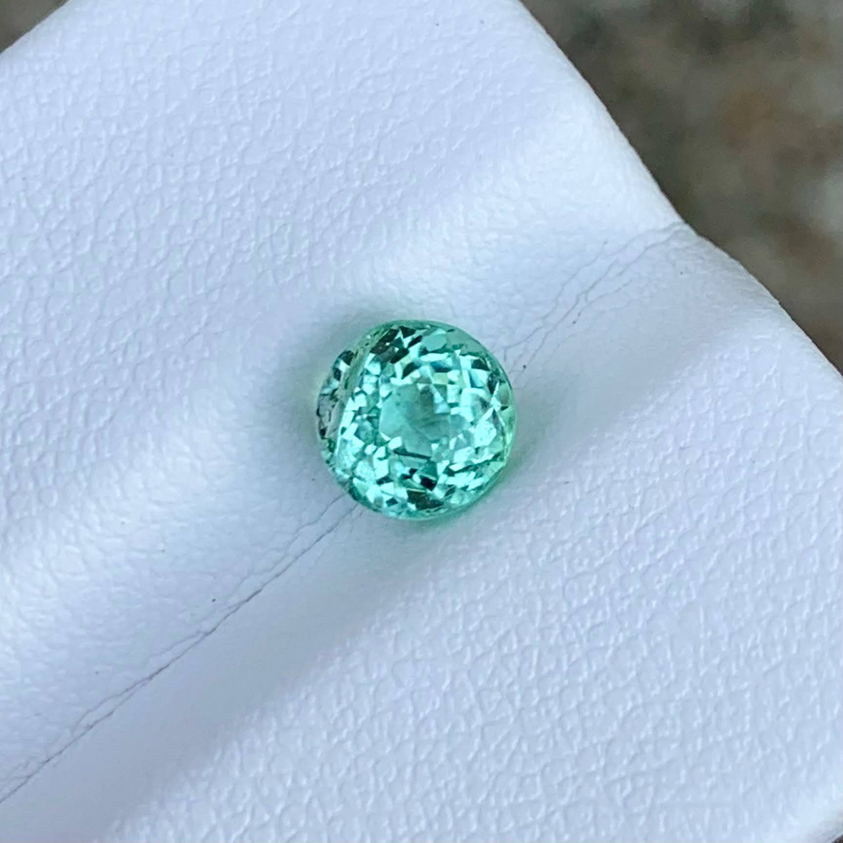 1.17Ct Round Paraiba Tourmaline
