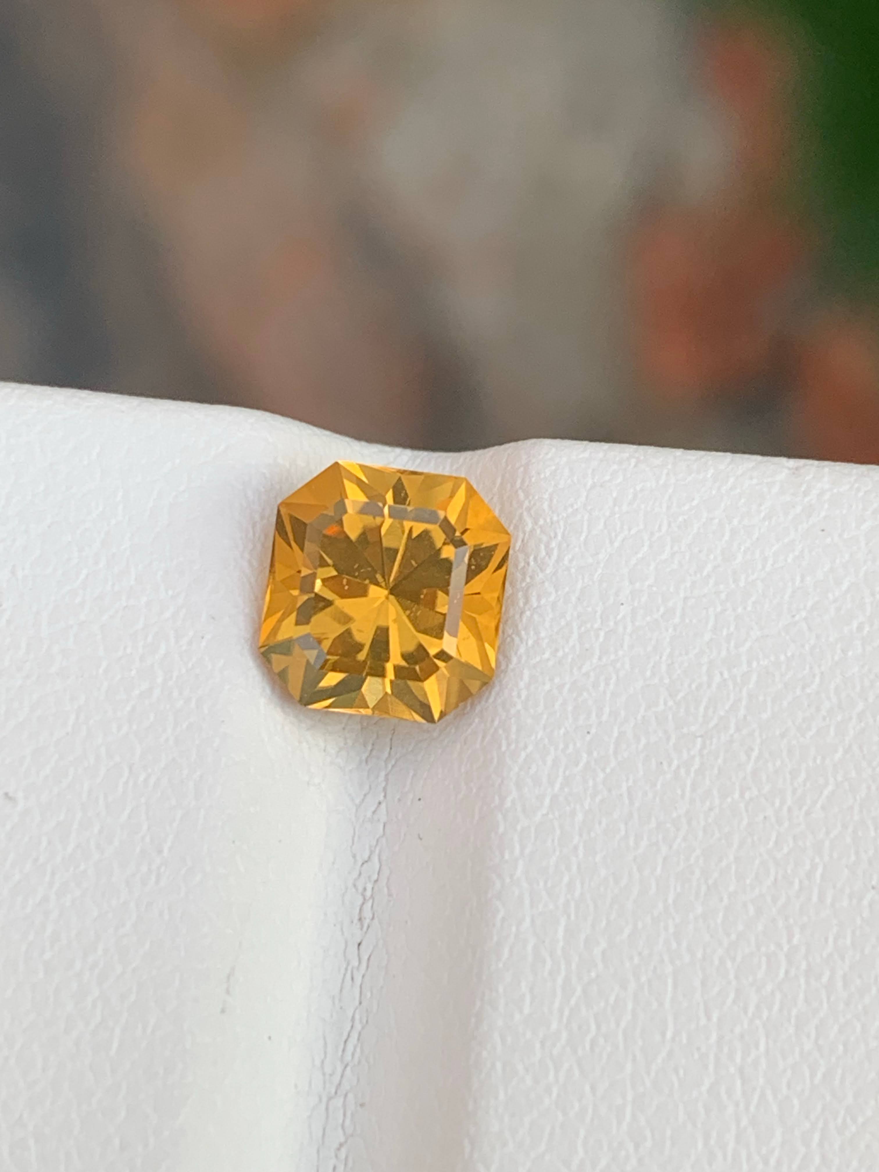 1.80 Carats Custom Precision Citrine