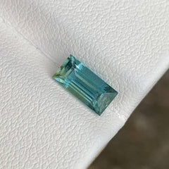 1.18ct Deep Blue Aquamarine Baguette Cut