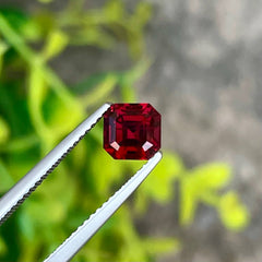 1.40 Carats Deep Red Garnet Stone