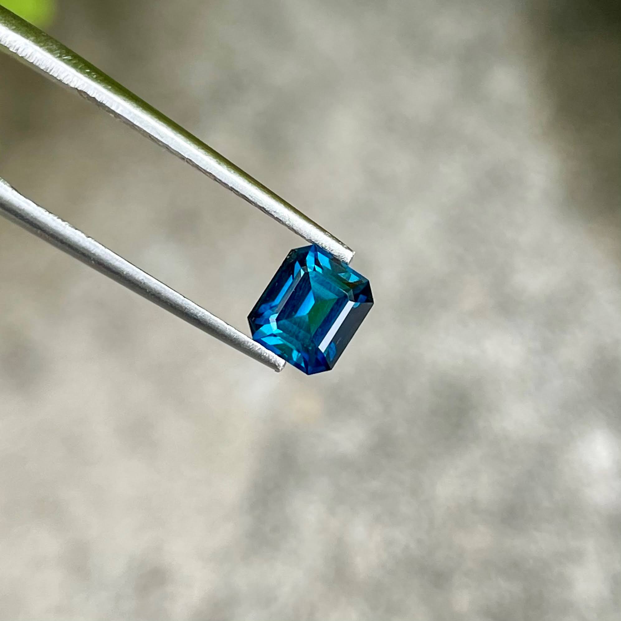 1.13 Carat Ink Blue Tourmaline Stone