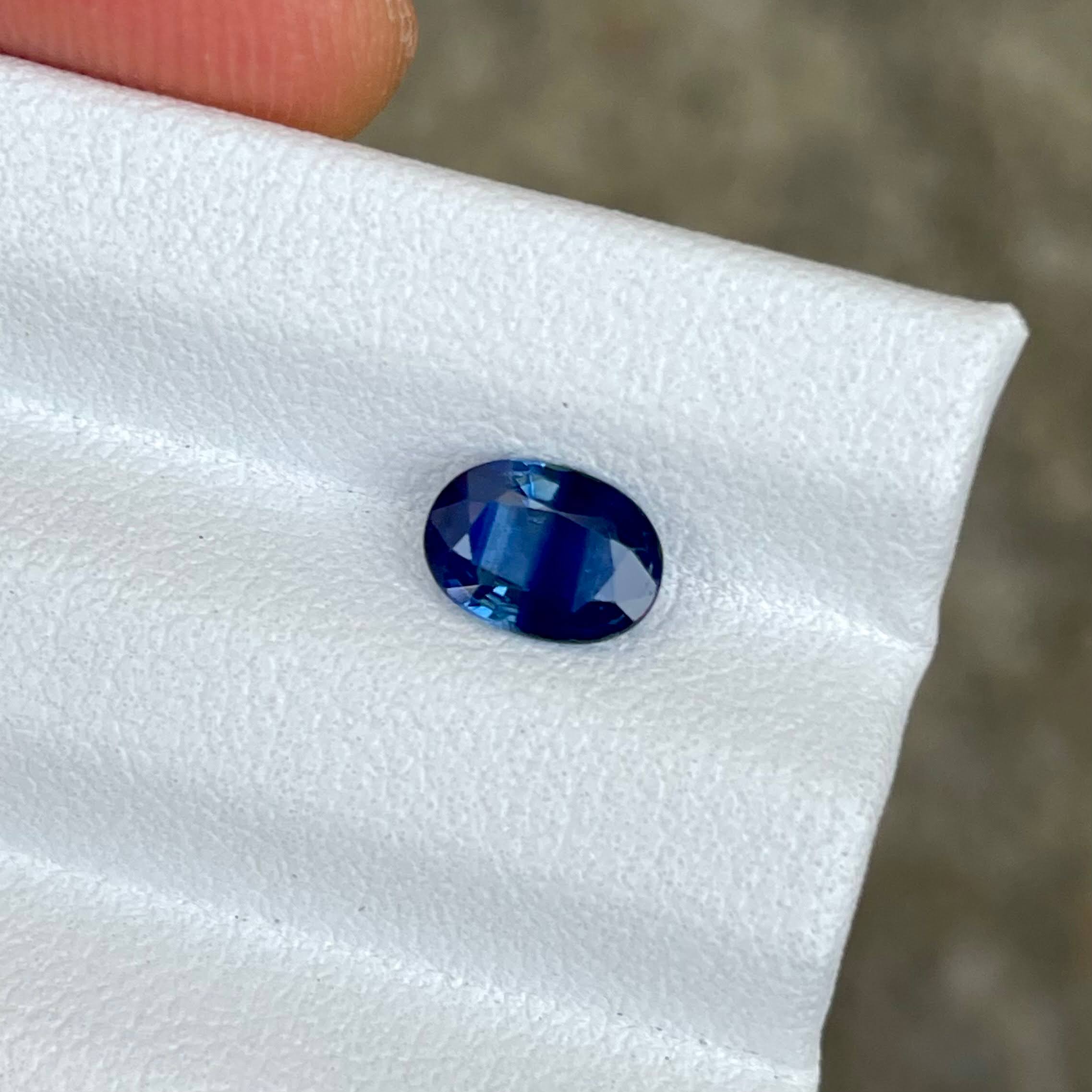 0.91 Carats Natural Blue Sapphire Gem