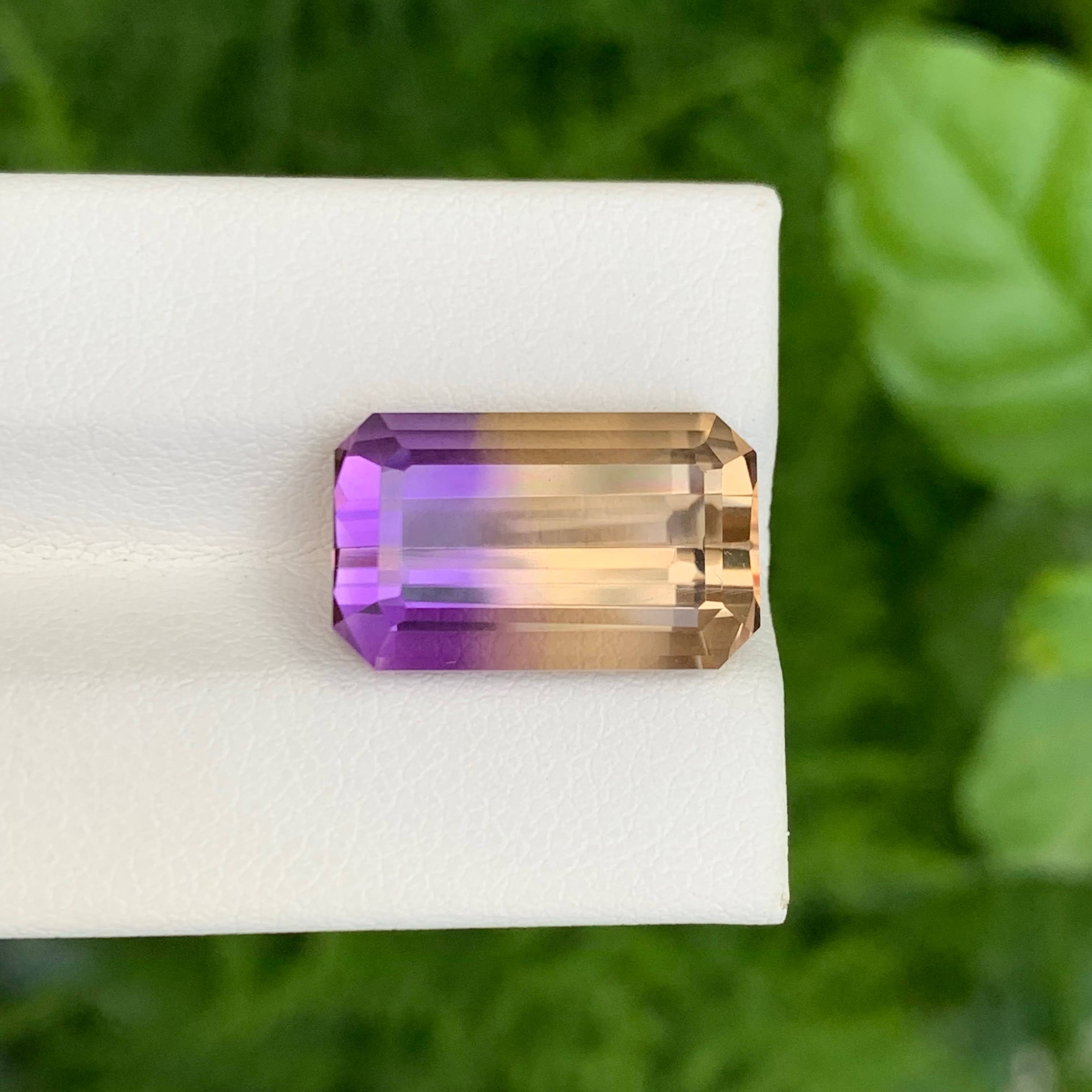 9.95 Carats Bi Color Ametrine Stone