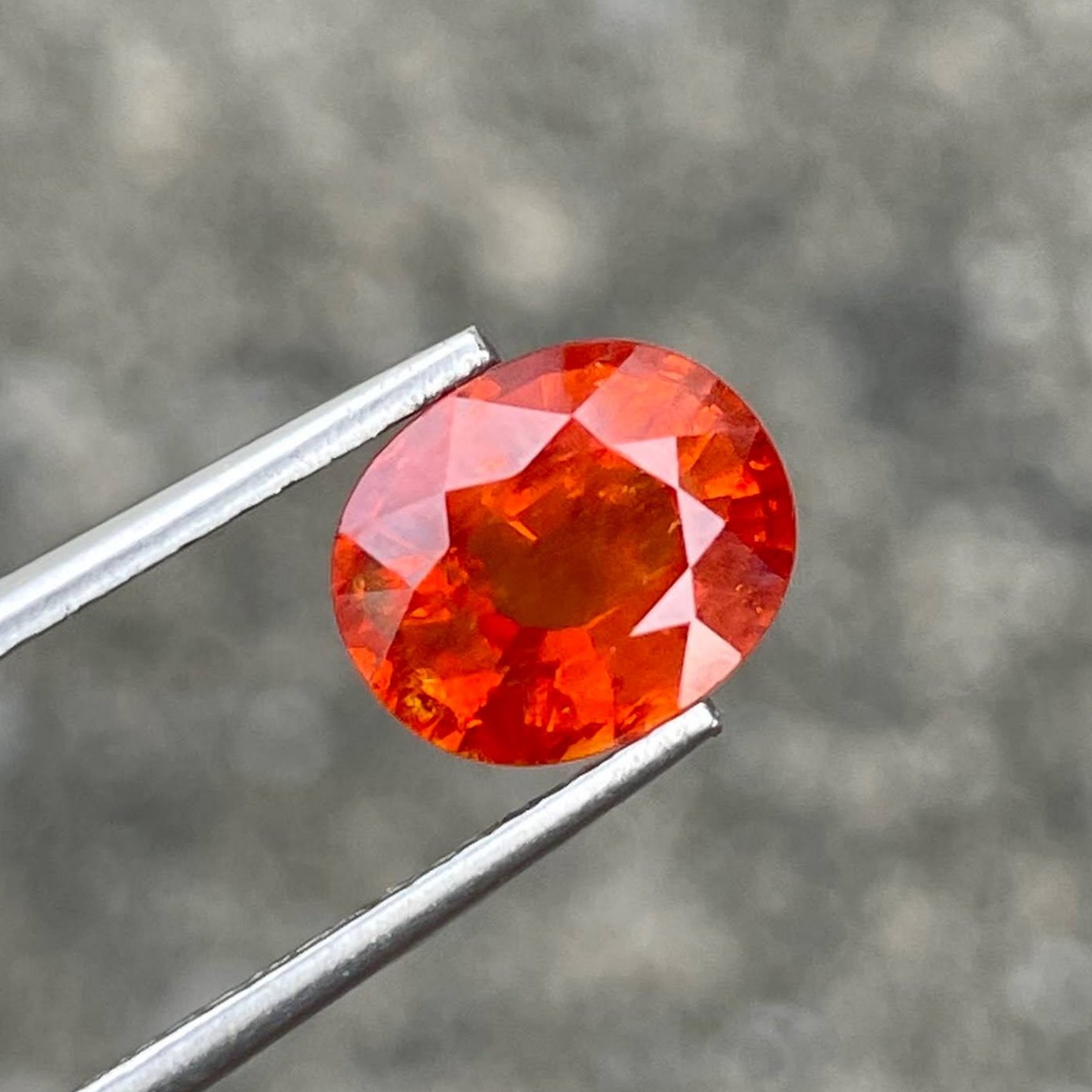 3.07 Carats Spessartite Garnet Stone