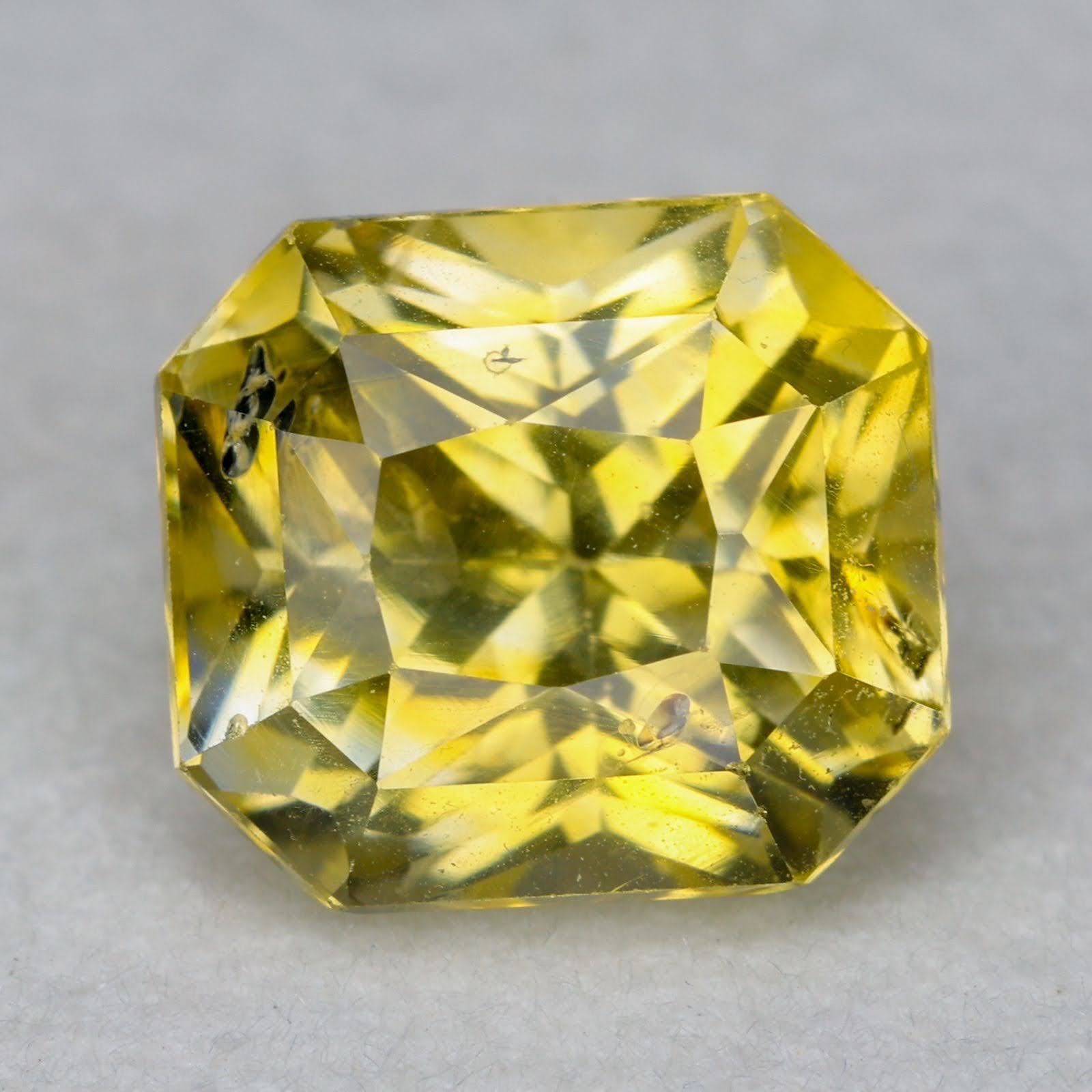 2.50 Carats Intense Yellow Sapphire