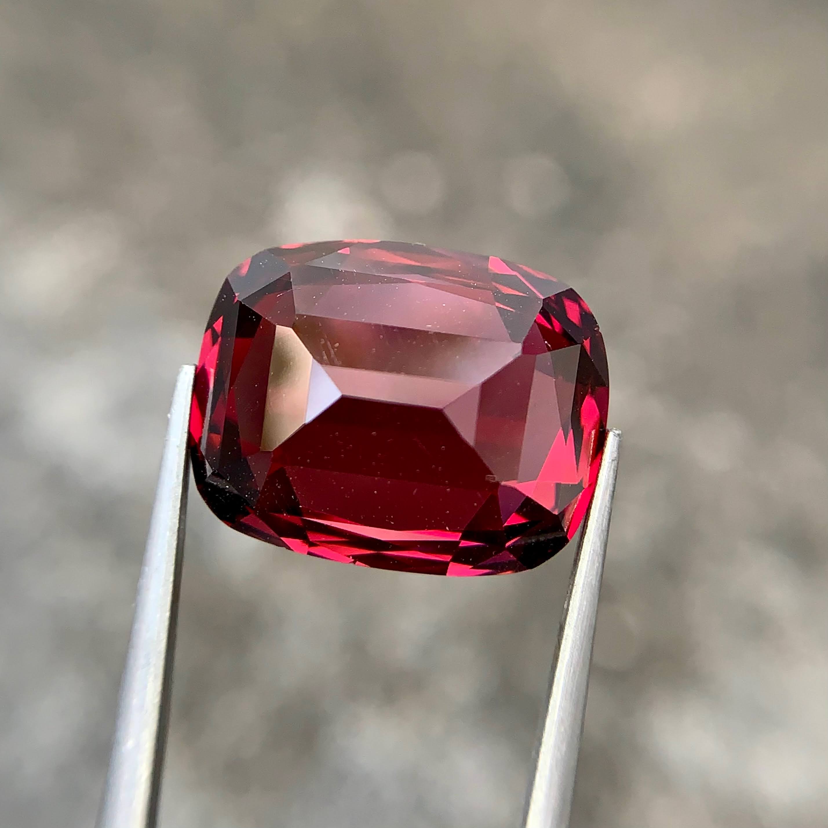 15.81 Ct Finest Red Garnet Cushion Cut