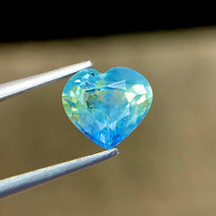 1.57ct Natural Parti Sapphire Heart