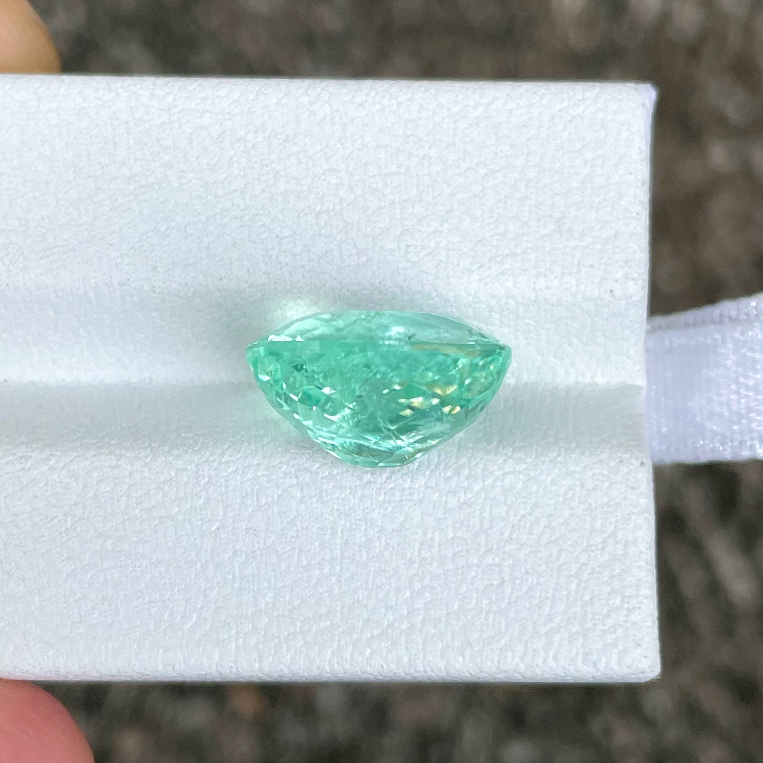 9.23 Carat Certified Paraiba Tourmaline