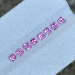 1.01 carats 8 Piece Pink Spinel Lot